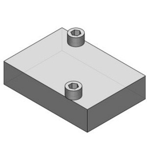 SMC VP700-25-1A Blanking Plate Assembly