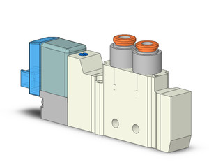 SMC VQZ1120-5LOB1-N3 4/5 port solenoid valve 1000 series 5 port valve