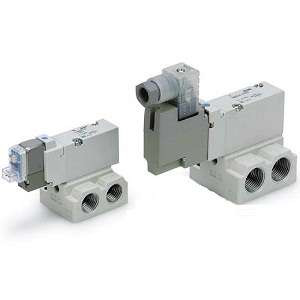 SMC VQZ215-5GB1-Q VQZ200·300 Series 3 Port Solenoid Valve Base Mounted Single Unit