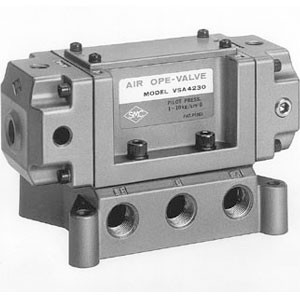 SMC VSA4234-00PA-1 VSA430 Series 4/5 Port Air Operated Valve