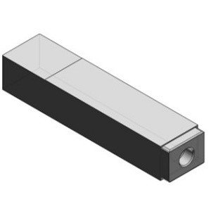 SMC VVQ5000-P-1-04F Individual SUP Spacer For VQ5000 Series