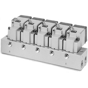 SMC VVS310-041-N VVS31 Series 3 Port Direct Operated Solenoid Valve Metal Seal Manifold Specifications