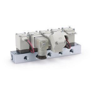 SMC VVX214A02B VX21/22/23 Series Direct Operated 2 Port Solenoid Valve For Medium Vacuum Manifold Base