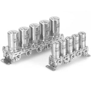 SMC VV2DW2-H02M5-F VDW10·20·30 Series 2 Port Solenoid Valve For Water And Air Compact Direct Operated How To Order Manifold