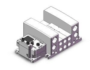 SMC VV5QC41-0303TSD6ZE2N Vqc Manifold