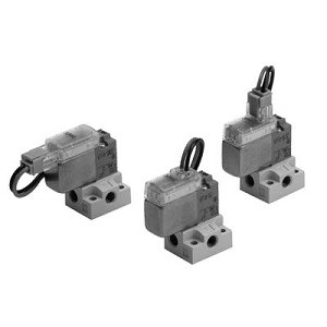 SMC 10-V124-5LO-M5 10-V100 Series Clean Series Rubber Seal 3 Port Direct Operated Solenoid Valve Standard Type Base Mounted