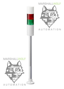 Patlite Manual Signal Tower LR5-202PJBW-RG