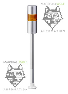 Patlite Signal Tower - Wall Mount LR6-102PJBU-Y