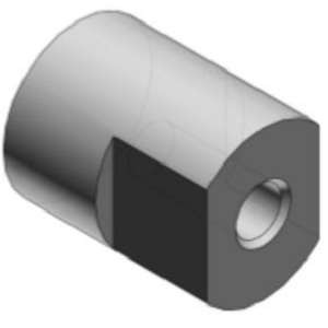 SMC CJ-CR004 Rod End Cap Round Type