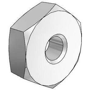 SMC JM-005 Rod End Nut Stainless Steel