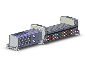 SMC VV5QC21-12N7SDQN43N-BD0S-X160US Vqc Manifold