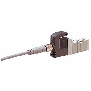 SMC SYJ3123-5WAOU-M3-Q SYJ3000·5000·7000 Series 5 Port Solenoid Valve Rubber Seal Body Ported M8 Connector Conforming To IEC60947-5-2 Single Valve