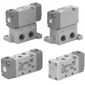 SMC SYJA5440 SYJA5000 Series 4·5 Port Air Operated Valve Base Mounted