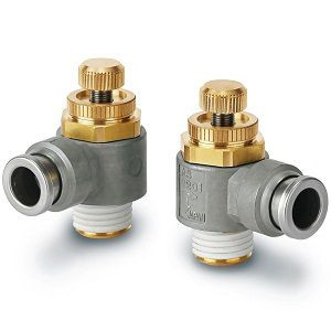SMC AS2201-02-F08S-X737 AS-X737 Series Speed Controller With One-touch Fitting All Metal Exterior SMC AS2201-02-F08S-X737 AS-X737 Series Speed Controller With One-touch Fitting All Metal Exterior