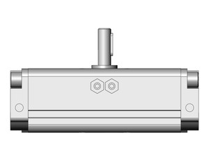 <h2>C(D)RA1-Z, Rotary Actuator, Rack &amp; Pinion, Standard</h2><p><h3>The CRA1-Z rack and pinion actuator offers compact auto switches which can be mounted from the front with width reduction by 14mm.  Bore sizes on standard model are 30, 50, 63, 80, and 100mm.  The angle adjustable type, CRA1**U-Z, has been added to the line in bore sizes 50, 63, 80 and 100. Units may be ordered auto-switch capable and with replaceable cushions.  Many variations of the shaft types are available.   </h3>- Compact auto switches mountable on 2 surfaces<br>- Auto switch can be mounted from the front<br>- Easy adjustment of cushion valve (not available on size 30)<br>- Cushion seal is replaceable<p><a href="https://content2.smcetech.com/pdf/CRA1_Z_New.pdf" target="_blank">Series Catalog</a>
