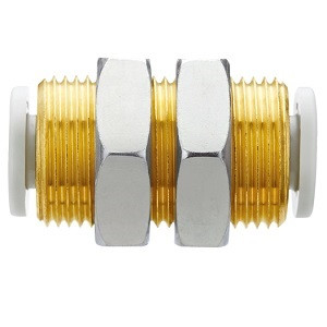 SMC KQ2E04-00A1 KQ2E Series Oval Type Metric Size One-touch Fittings Bulkhead Union(Interchangeable With KQ)