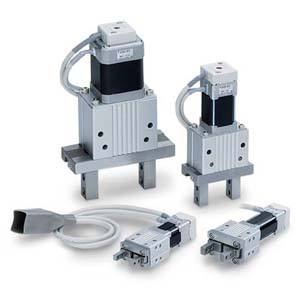 SMC LEHZ32K2-22C LEHZ Series Electric Gripper 2-Finger Type Step Motor (Servo 24 VDC)