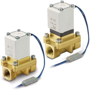 SMC VXZ255JUB VXZ Series Zero Differential Pressure Type Pilot Operated 2 Port Solenoid Valve For Heated Water
