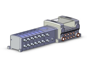 SMC VV5QC21-04C6SDQN61N-NS-X160US Vqc Manifold