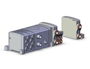 SMC VV5QC11-08C4SDQN23-X160US Vqc Manifold