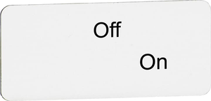 ABB MA6-1173 Legend Plate Insert