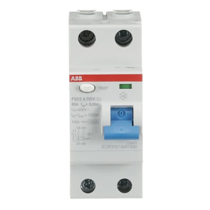 ABB F202A-63/0.03 110V RCCB - Advanced Earth Fault Protection for Residential, Commercial, and Industrial Applications ABB F202A-63/0.03 110V RCCB - Advanced Earth Fault Protection for Residential, Commercial, and Industrial Applications