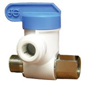 John Guest ASVPP2LF Polypropylene Angle Stop Adapter Valve, 3/8 x 3/8 x 3/8 - Low Lead John Guest ASVPP2LF Polypropylene Angle Stop Adapter Valve, 3/8 x 3/8 x 3/8 - Low Lead