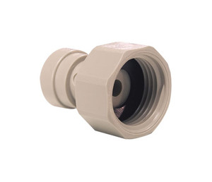 John Guest CI320814S Gray Acetal Faucet Connector 1/4 x 1/2 BSPP Pack of 10 John Guest CI320814S Gray Acetal Faucet Connector 1/4 x 1/2 BSPP Pack of 10