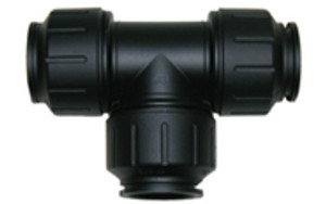 John Guest PEI0228E PEX Union Tee, 3/4 CTS, Black Pack of 2 John Guest PEI0228E PEX Union Tee, 3/4 CTS, Black Pack of 2