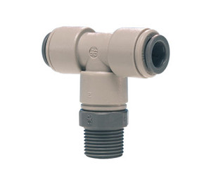 John Guest PI101624S Gray Acetal Swivel Branch Tee 1/2 x 1/2 Center Leg NPTF Pack of 5 John Guest PI101624S Gray Acetal Swivel Branch Tee 1/2 x 1/2 Center Leg NPTF Pack of 5