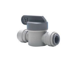 John Guest PISV0412S Gray Acetal Shut-Off Valve, 3/8 Long Handle Bag of 10 John Guest PISV0412S Gray Acetal Shut-Off Valve, 3/8 Long Handle Bag of 10
