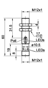 SensoPart FT 12 R-NSL4 Photoelectric diffuse sensorackground suppression SensoPart FT 12 R-NSL4 Photoelectric diffuse sensorackground suppression