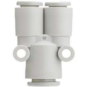 SMC 10-KQ2U23-04A 10-KQ2U Series Clean Series Metric Size One-touch Fittings Different Diameter Union "Y"