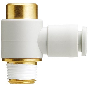 SMC 10-KQ2VS12-04NS 10-KQ2VS Series Clean Series Metric Size One-touch Fittings Hexagon Socket Head Universal Male Elbow(Sealant)