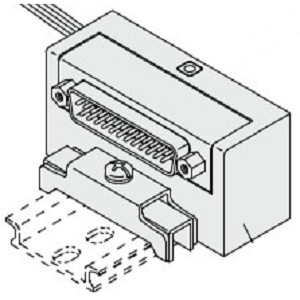 SMC AXT100-40-FL25-D04 D-sub Connector Housing Assembly For SQ1000 Series