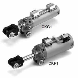 SMC CKG1A50-75YZ-P3DWAL CKG1-Z/CKP1-Z Series Clamp Cylinder With Magnetic Field Resistant Auto Switch Rod Mounting Style
