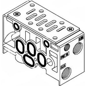 SMC EAXT502-1A-A03-R VP7-6 Series Manifold Block Assembly