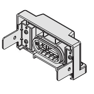 SMC EX600-EU1 EX600 Series Wireless System End Plate (U Side)