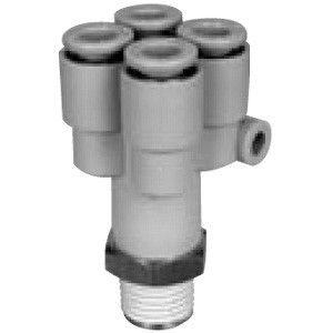 SMC KGUD06-02S KGUD Series Stainless Steel One-touch Fittings Delta Branch