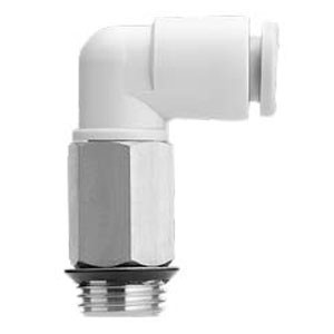 SMC KQ2W10-U04N KQ2W Series Metric Size Uni One-touch Fittings Extended Male Elbow With Gasket Seal