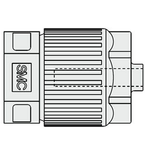 SMC LQ1-5CP19 Tubing Plug For LQ1 Series