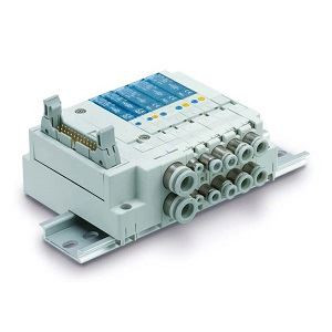 SMC SS5J2-60LFD1-04D SJ2000/3000 Series Plug-in Cable Type D-sub Connector/Flat Ribbon Cable Cable Type Manifold