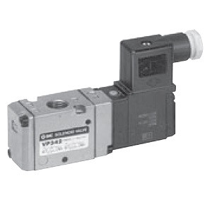 SMC VP542R-5D-02A VP300/500/700 Series 3 Port Solenoid Valve Rubber Seal Pilot Poppet Type Body Ported Single Unit