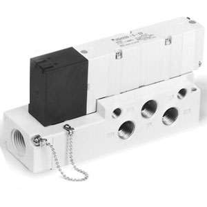 SMC VQC4300-61 VQC4000 Series 5 Port Solenoid Valve Plug-in