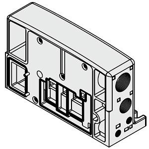 SMC VVQC4000-2A-1N End Plate Assembly