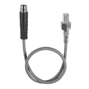 Baumer IFRM 05N15A3/KS35PL (10160288) | NPN NO Inductive Proximity Sensor, 5mm Flush Mount, 1mm Range, M8 Pigtail 200mm, LCP Face, IP67