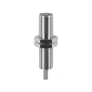 Baumer IFRM 12P3704/L (10160350) | PNP NC Inductive Proximity Sensor, 12mm Flush Mount, 4mm Range, 2m Cable, Brass Nickel Plated, IP67