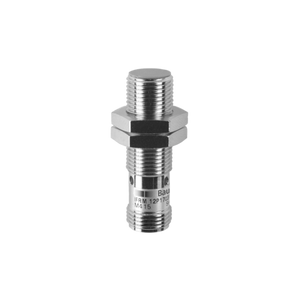 Baumer IFRM 12P3703/S14L (10229703) | PNP NC Inductive Proximity Sensor, 12mm Flush Mount, 4mm Range, M12 Connector, 40.4mm Body, Brass, IP67