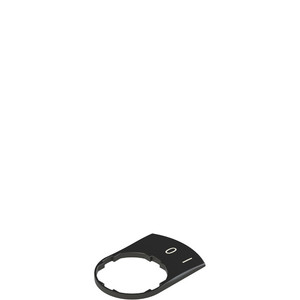 Pizzato VE TF12H12L19 Black Label for Laser Engraving - Customizable Marking