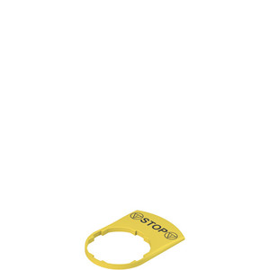 Pizzato VE TF32H5125 Yellow Label for Precision Laser Engraving - Durable and Professional-Grade